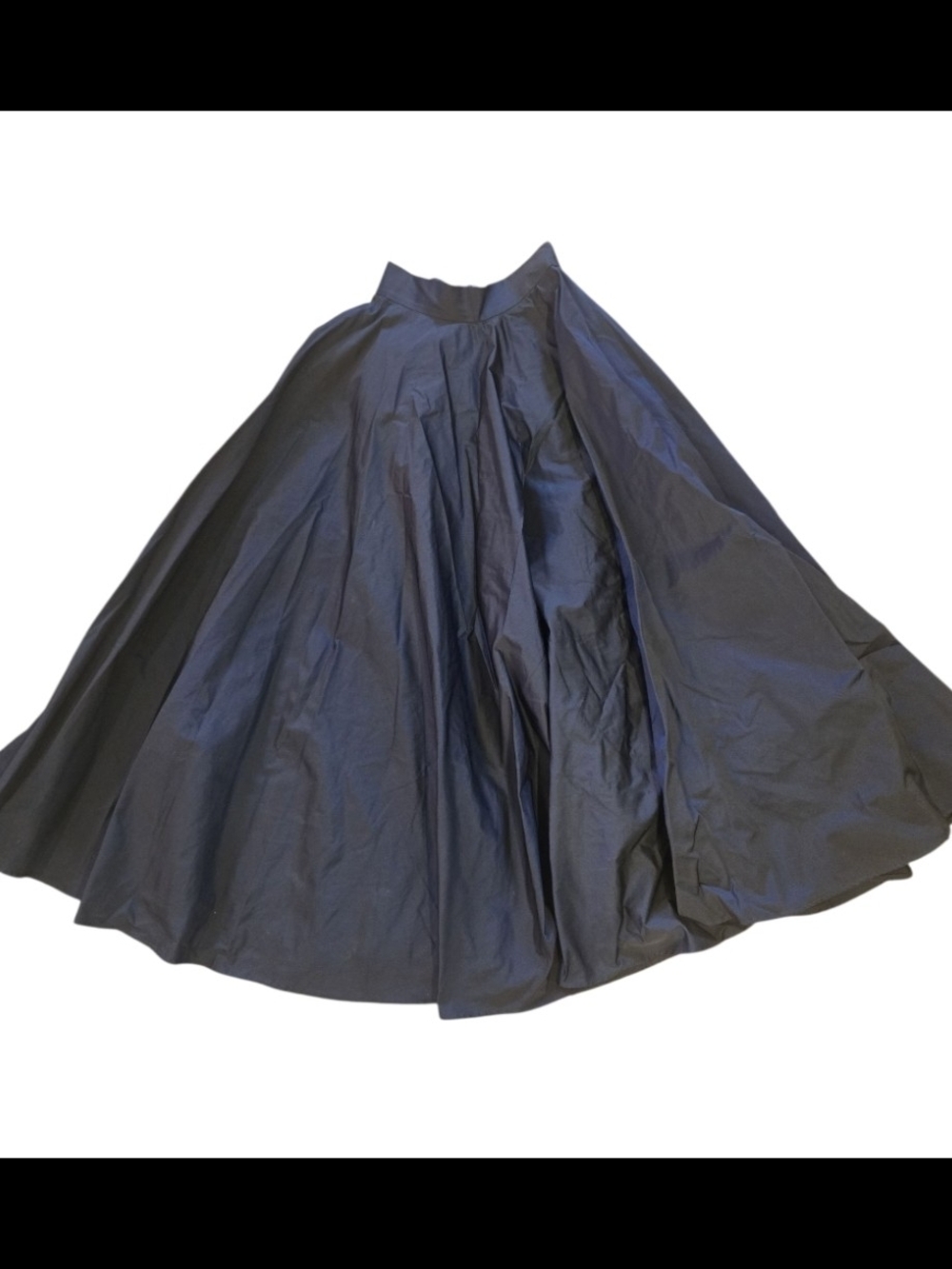 Metamorphoza black maxi skirt in size small with a 27-inch waist